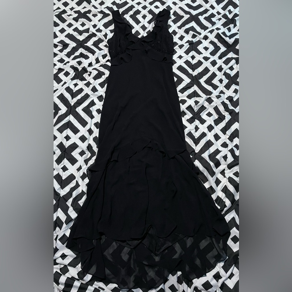 Alex Evenings Black Beaded maxi dress